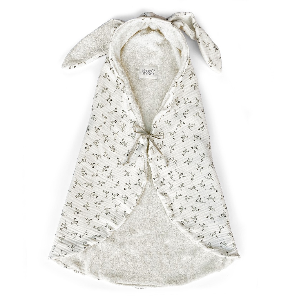 BUNNY SWADDLE OLIVE BLOOM