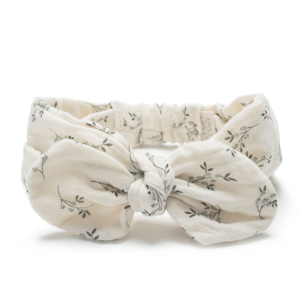 BABYTURBAN COTTON OLIVE BLOOM