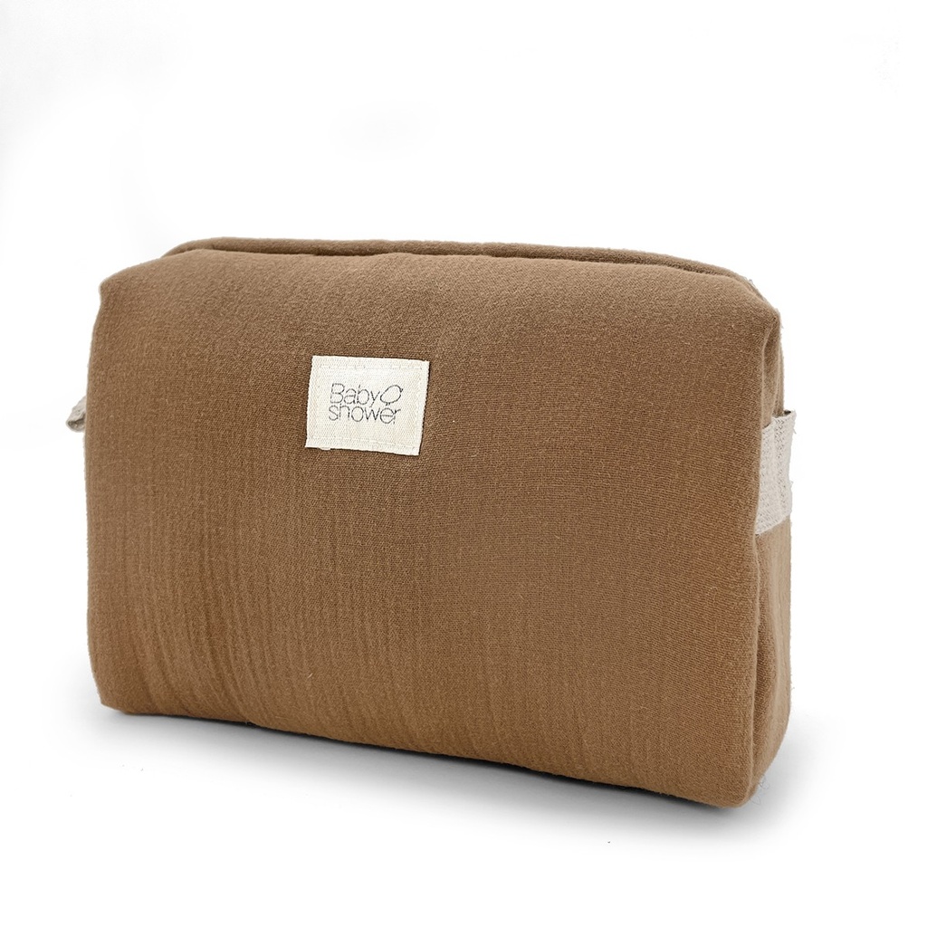 CAMILA TOILETRIES CASE TOFFEE