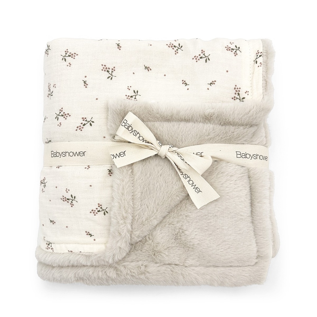 LARGE FLEECE BLANKET ROSEBERRY