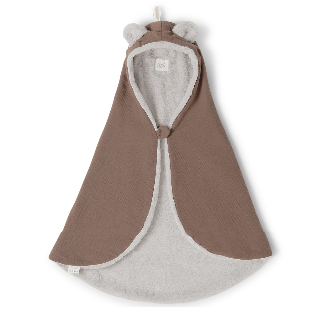 TEDDY FLEECE BLANKET TOFFEE