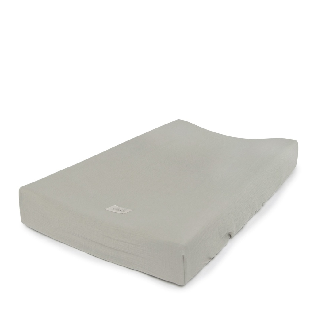 CHANGING MAT FITTED SHEET DUNE POWDER