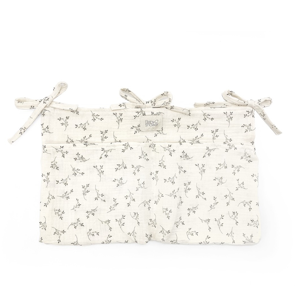 TINKER CRIB ORGANISER OLIVE BLOOM