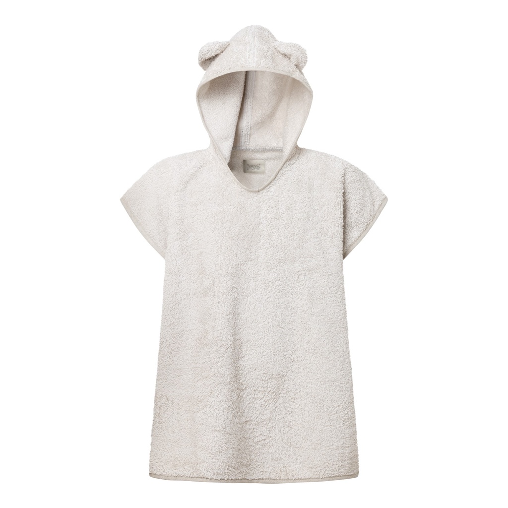 PONCHO BAÑO TEDDY TERRY SAND