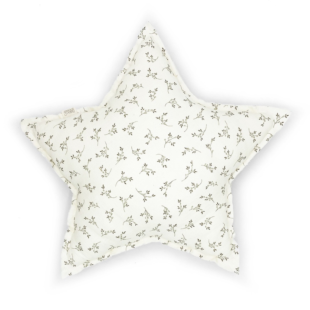 STAR CUSHION OLIVE BLOOM