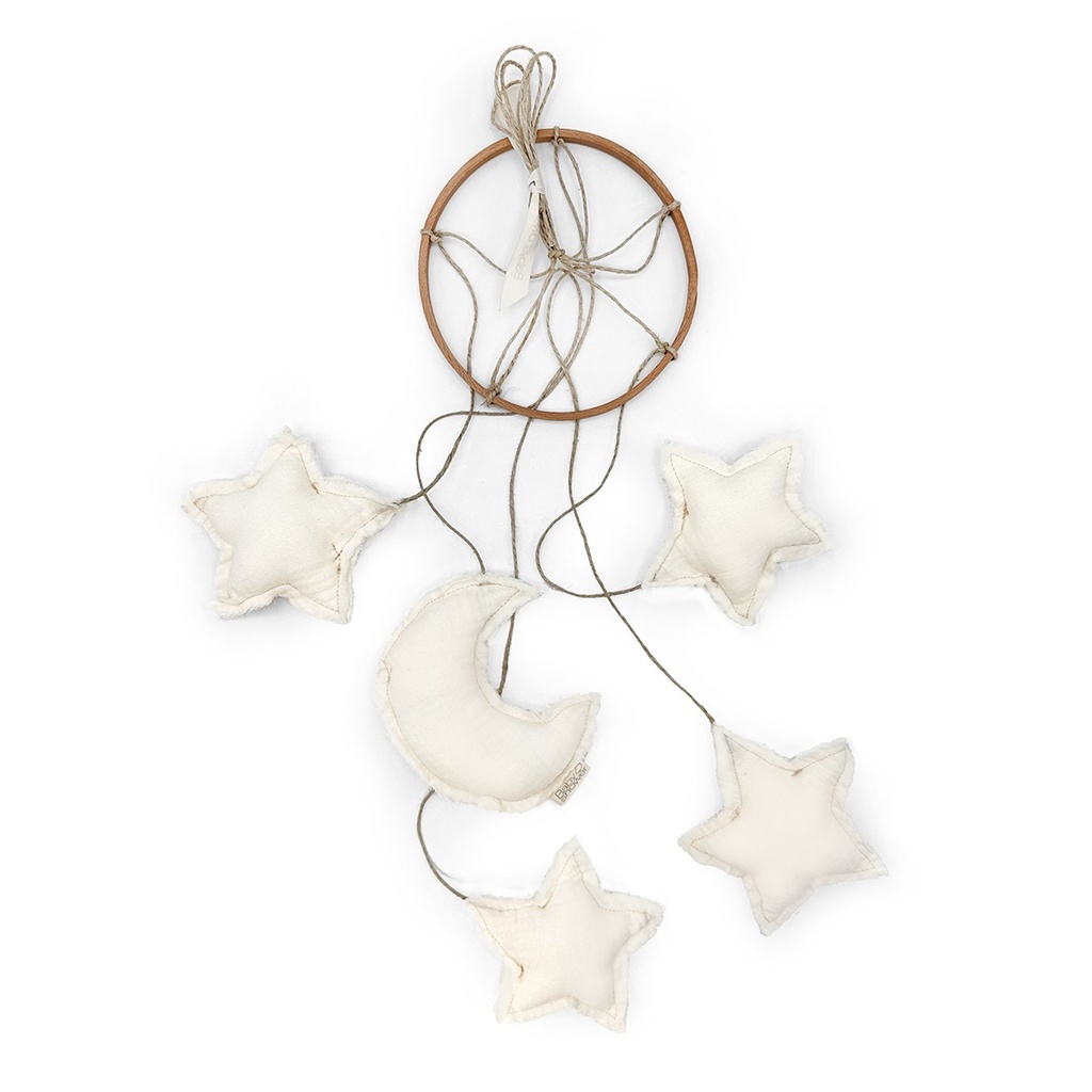 NIGHT SKY CRIB MOBILE IVORY POWDER