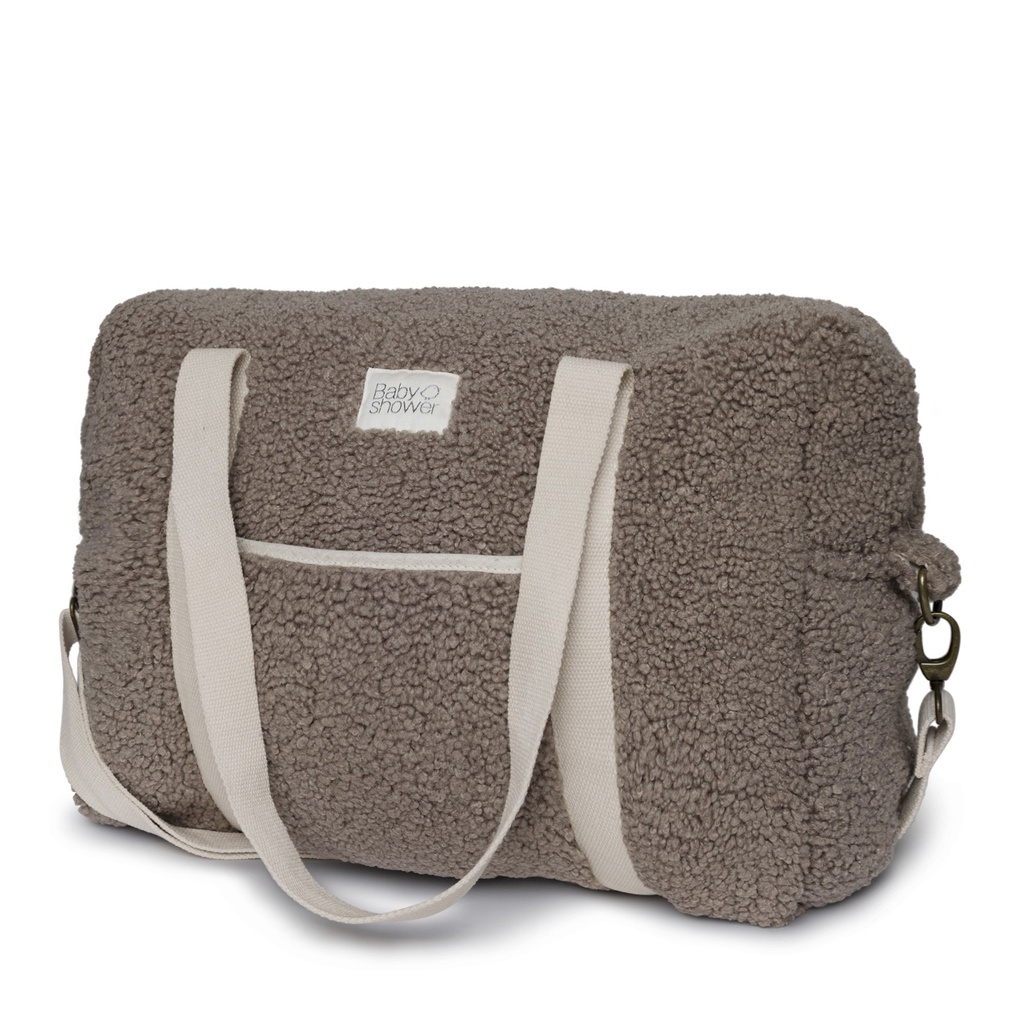 CAMILA MATERNITY BAG BROWN DOODLE