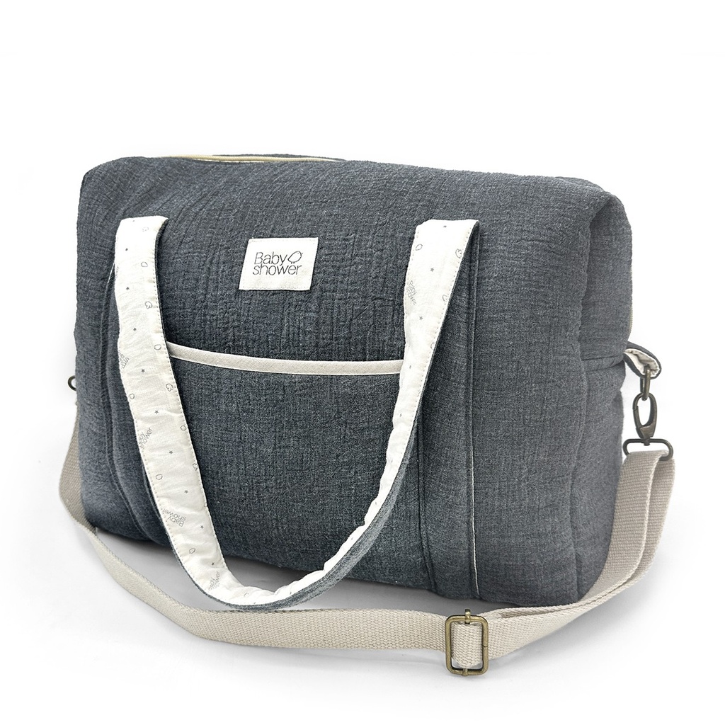 BOLSA MATERNIDAD CAMILA STORMY GREY