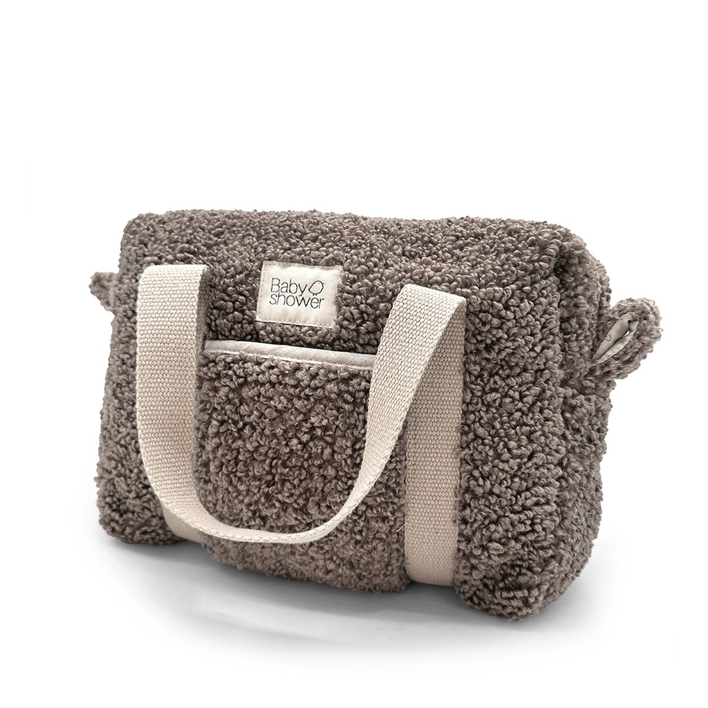 CAMILA TINY BAG BROWN DOODLE