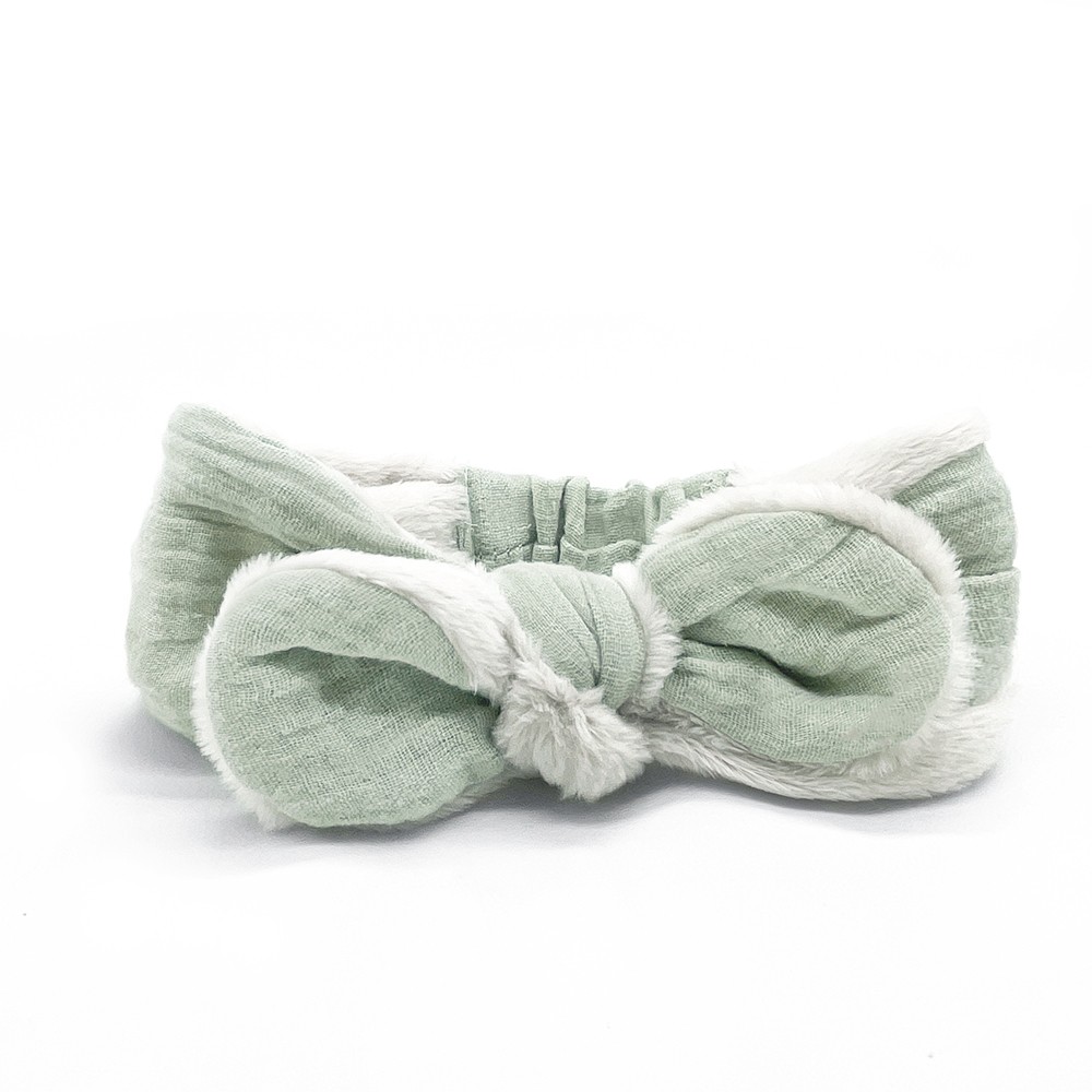 FLEECE BABYTURBAN T3 SAGE POWDER