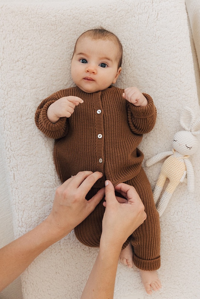 PANTALON BEBE CANALÉ TOFFEE T3