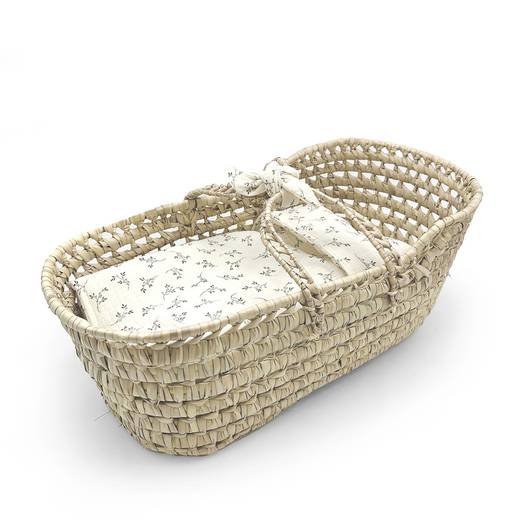 MINI-PANIER HABILLE POUPEES OLIVE BLOOM