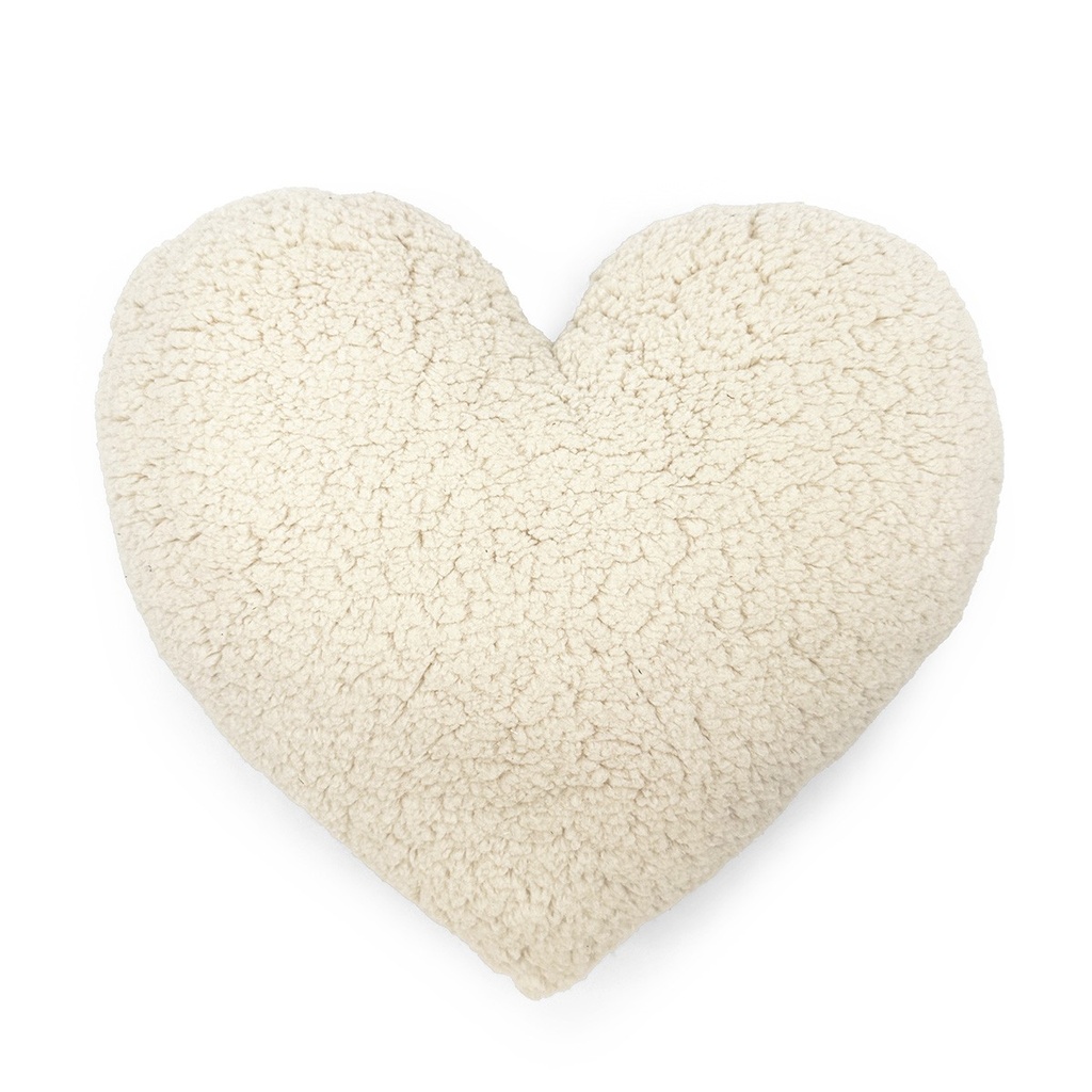 HEART CUSHION MOUTON