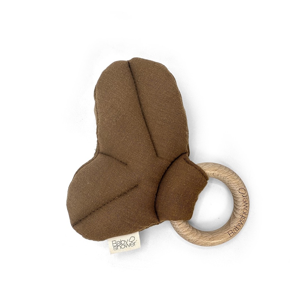 MORDEDOR BEBE MADERA BUTTERFLY TOFFEE