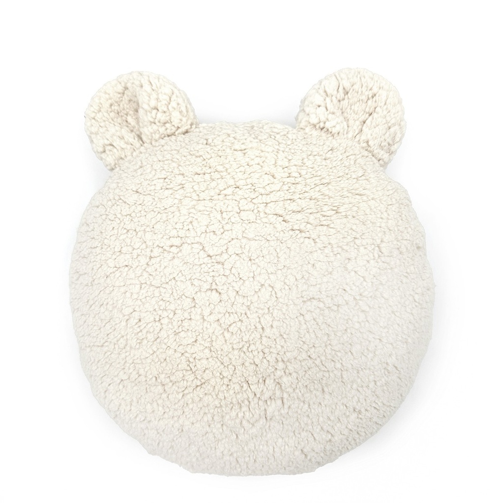 TEDDY CUSHION WITH POCKET MOUTON