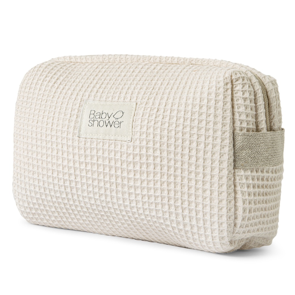 CAMILA TOILETRIES CASE WAFFLE CLOUD