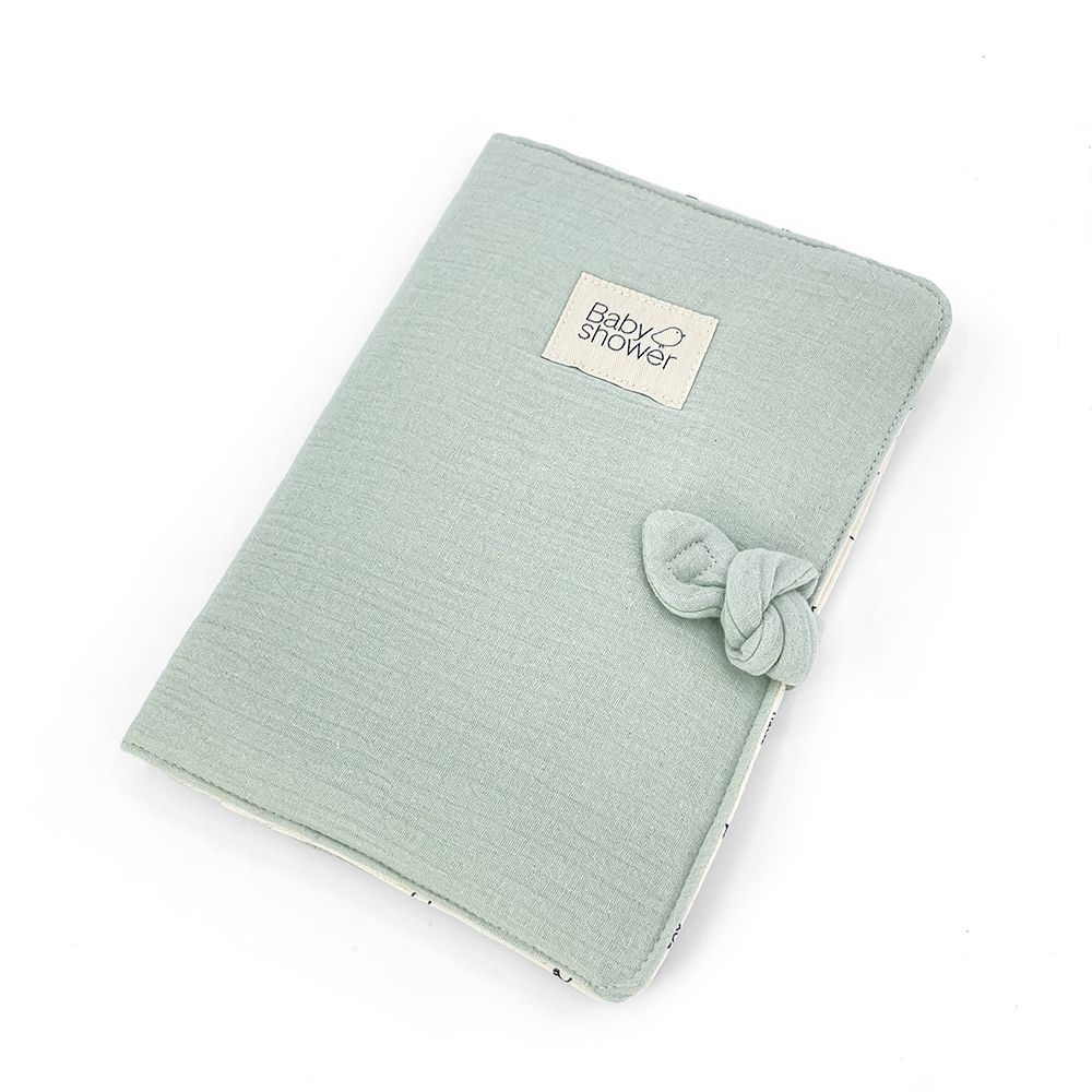 KNOT DOCUMENT FOLDER SAGE POWDER