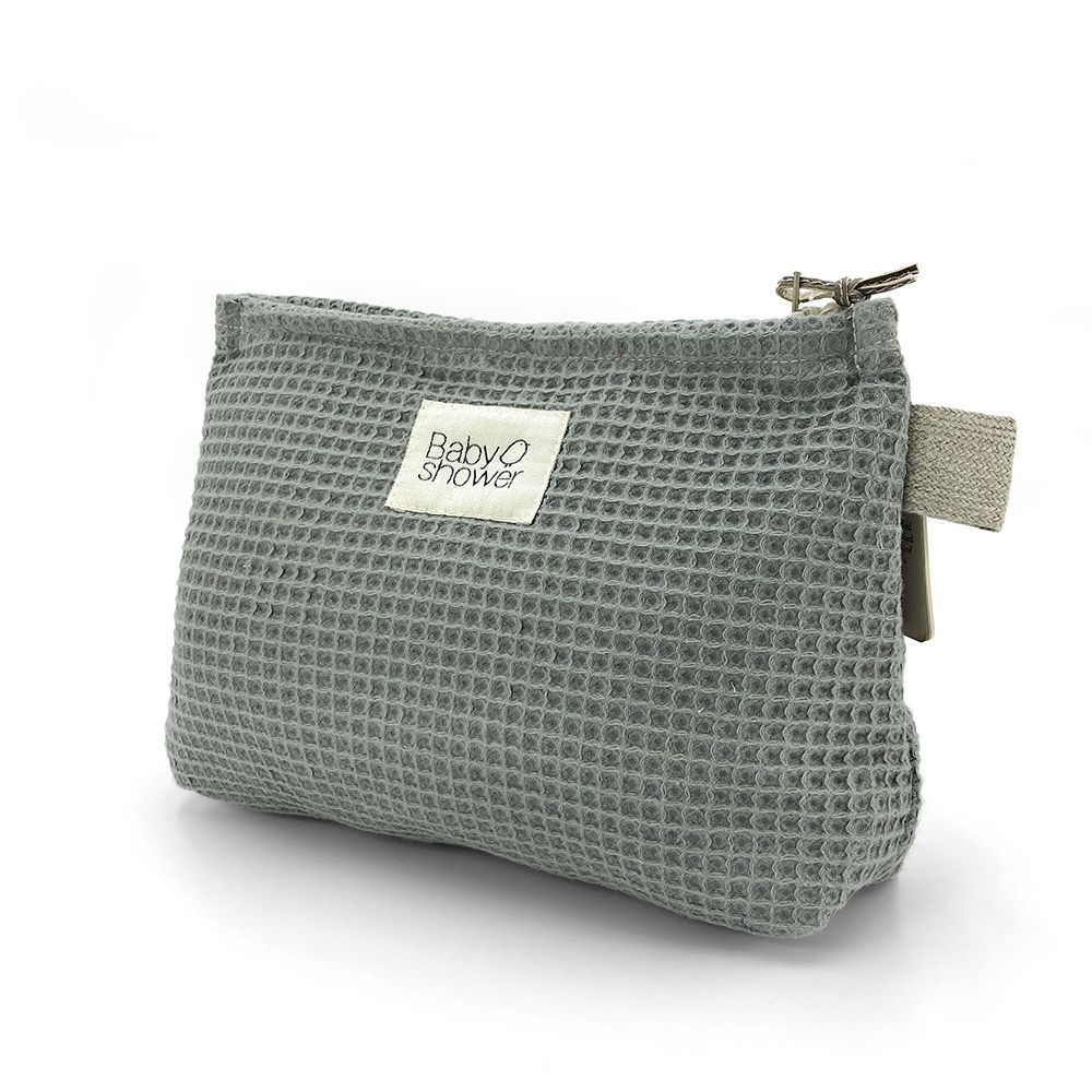 NAPPIES POCHETTE WAFFLE GREY