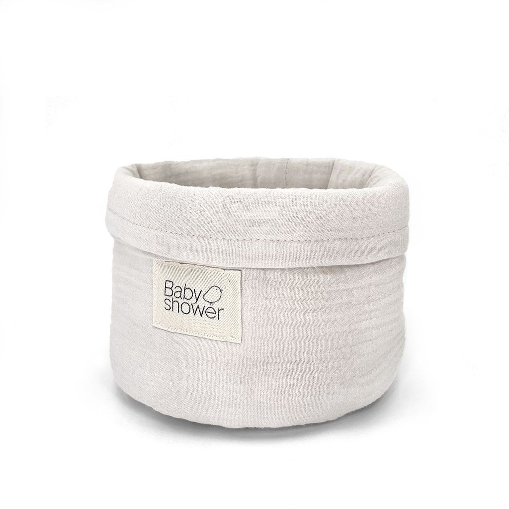 SMALL STORAGE BASKET CLOUD POWDER