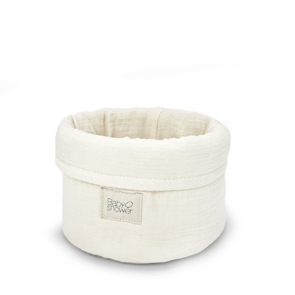 CESTA PEQUEÑA IVORY POWDER