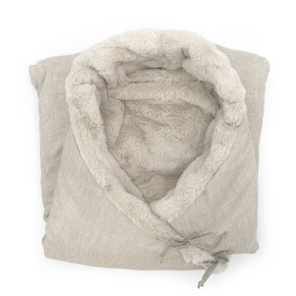 SACO CAPAZO POLAR 100% LINEN