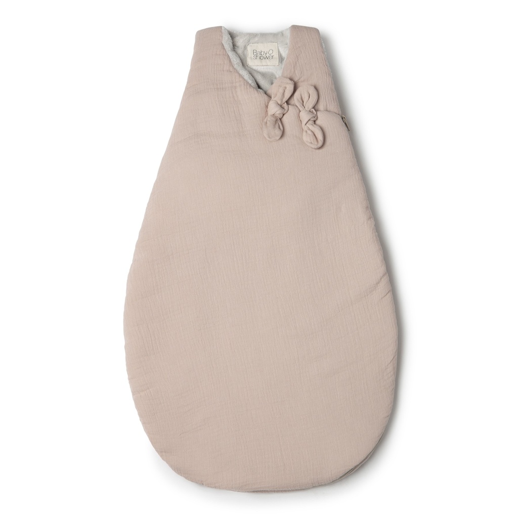 FLEECE SLEEPING BAG NUDE POWDER