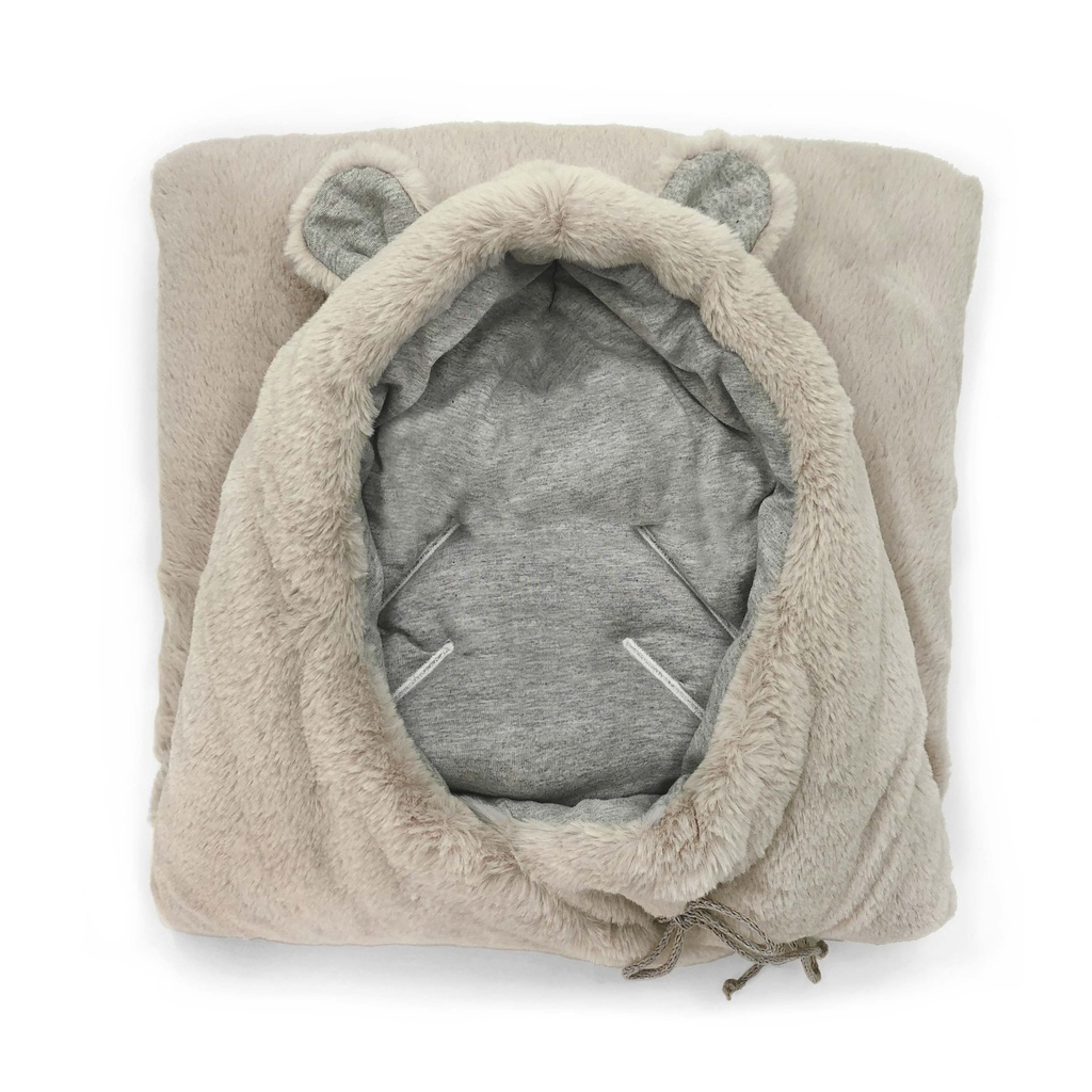 NID D'ANGE TEDDY SOFT BEIGE FLEECE