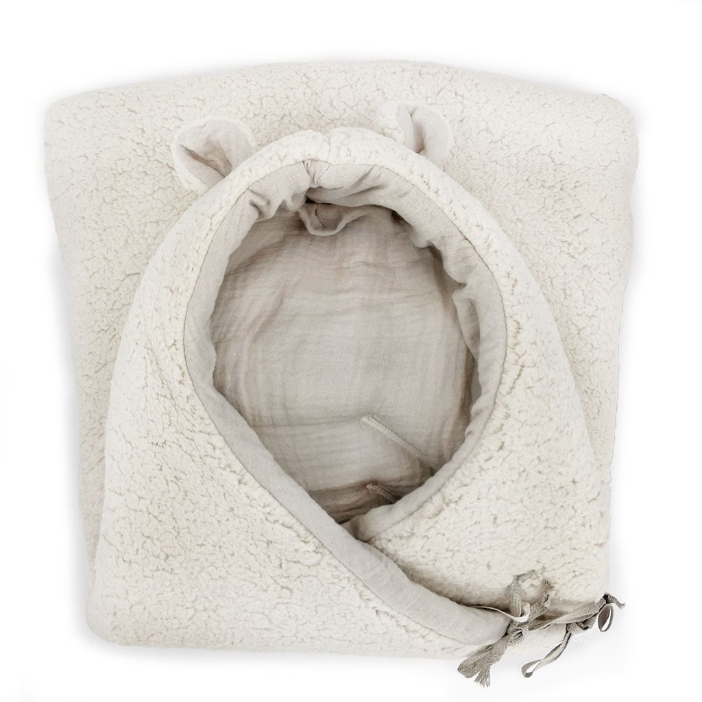 SOFT TEDDY ANGEL NEST MOUTON
