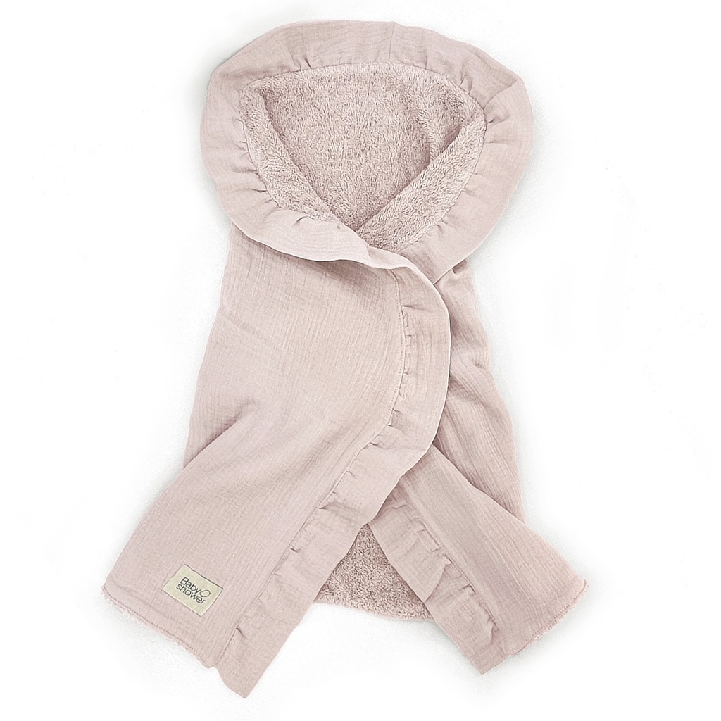 TERRY TOQUILLA SWADDLE NUDE POWDER