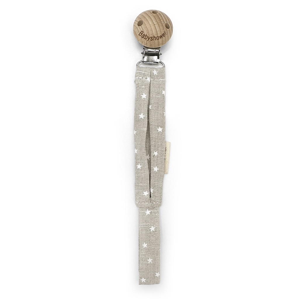 WOOD DUMMY HOLDER WHITE MINISTARS