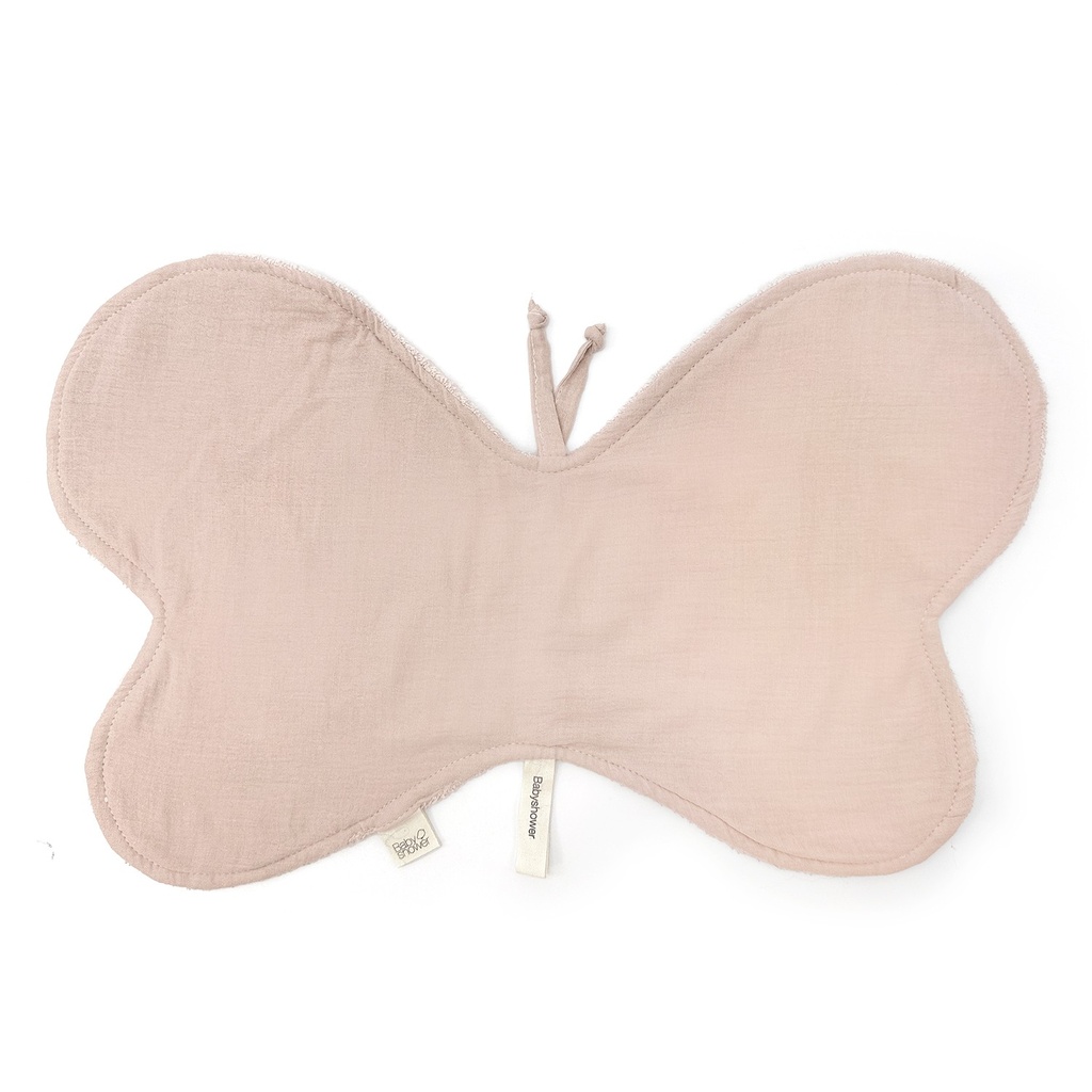 BUTTERFLY SHOLDER TOWEL NUDE POWDER