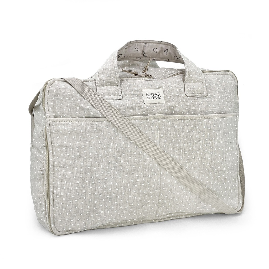 JULIET TRAVEL BAG WHITE MINISTARS