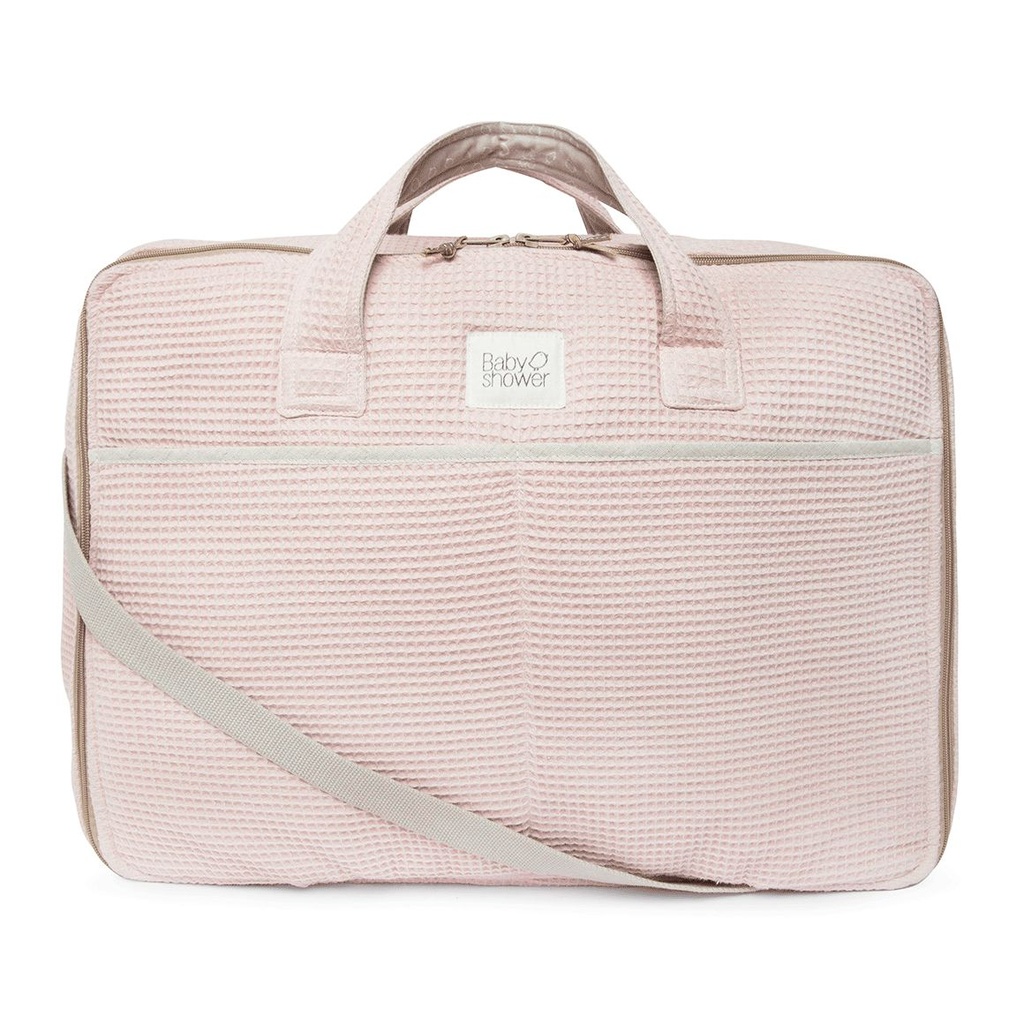 JULIET TRAVEL BAG WAFFLE ROSE