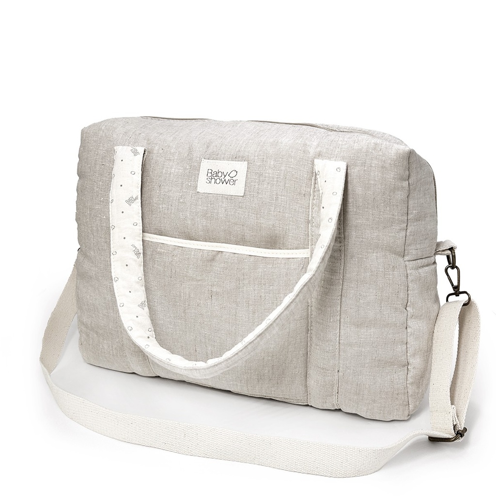 BOLSA MATERNIDAD CAMILA 100% LINEN