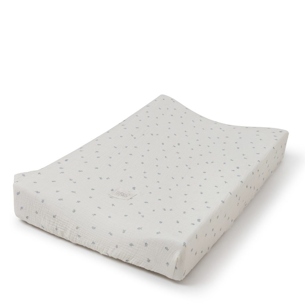 CHANGING MAT FITTED SHEET APRICOT