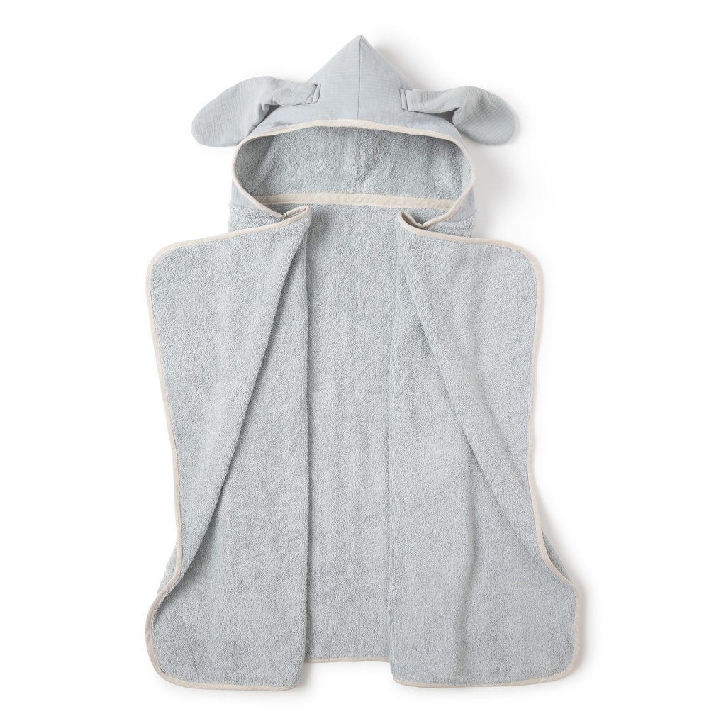 LARGE BUNNY BATH CAPE FEEL ARCTIC