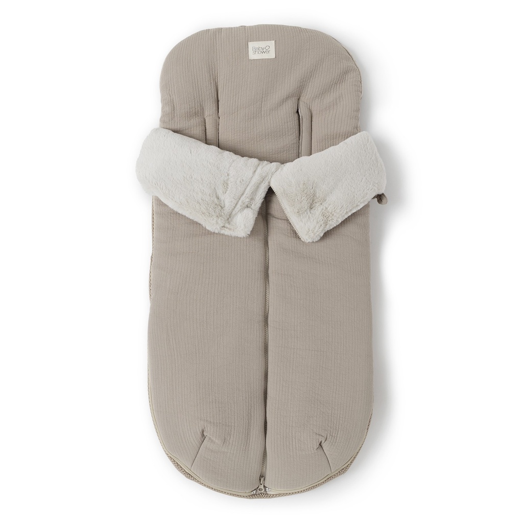 SACO CARRITO PASEO POLAR FEEL ALMOND