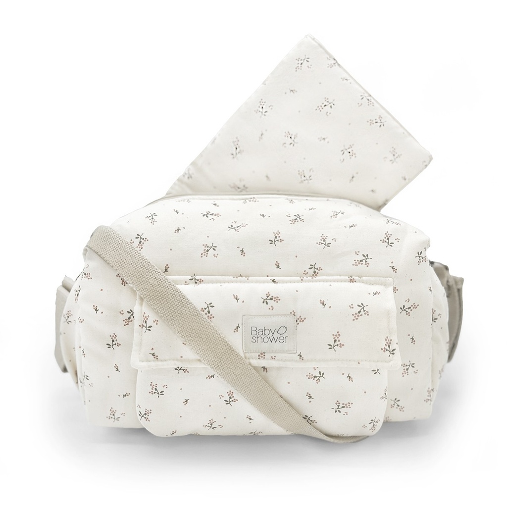 CAMILA STROLLER BAG ROSEBERRY CANVAS