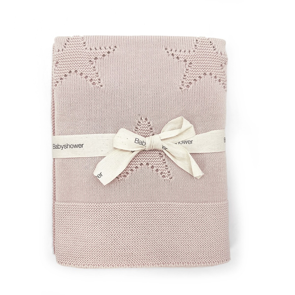 COUVERTURE TRICOT STAR NUDE