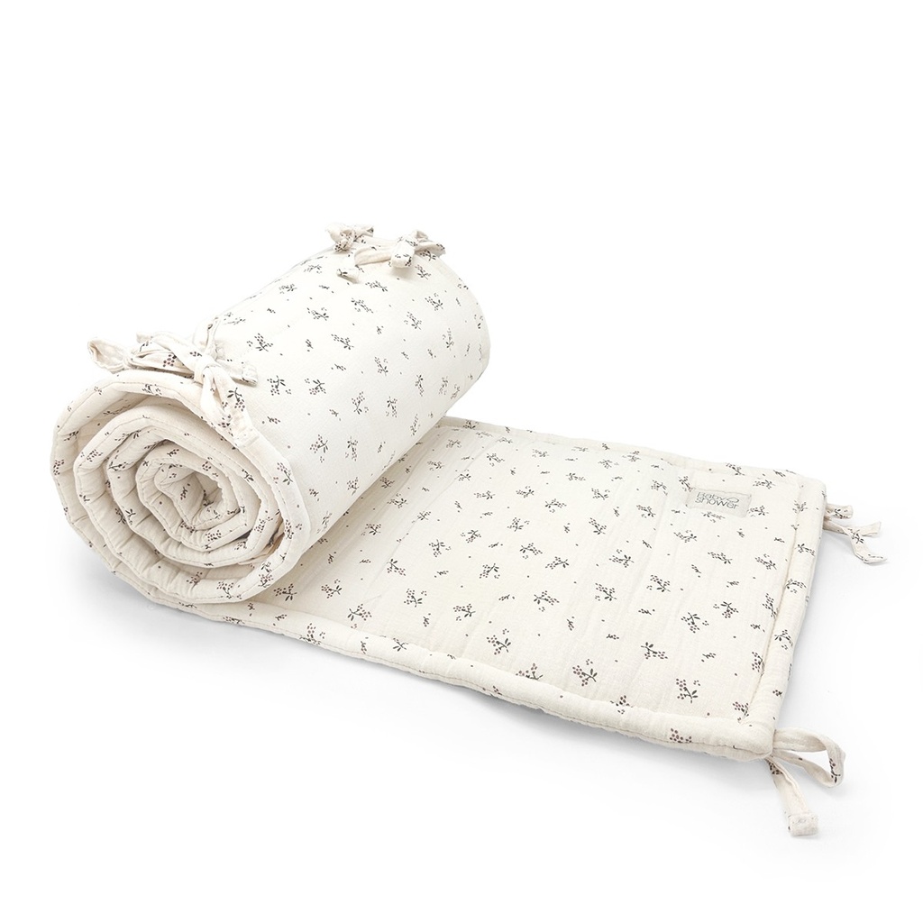 DOUX CRIB LINER ROSEBERRY