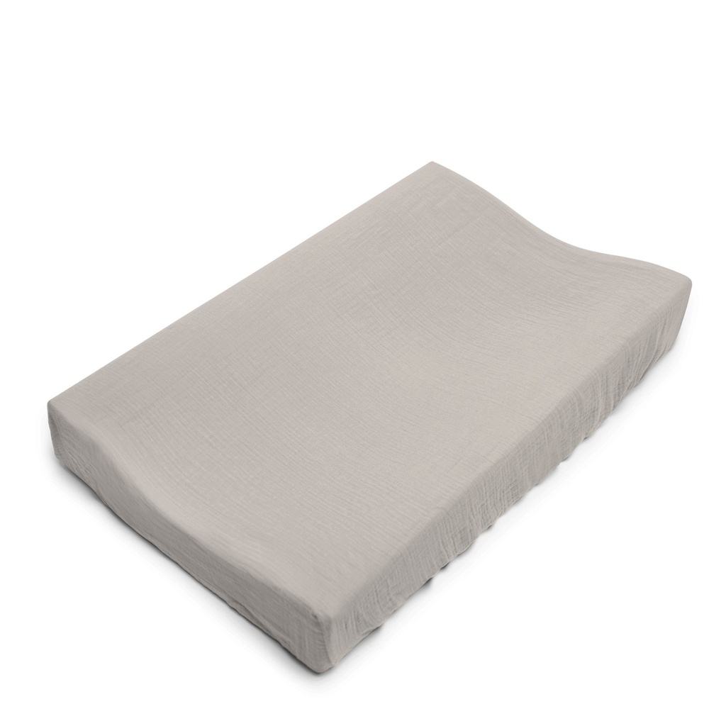 CHANGING MAT FITTED SHEET LATTE POWDER