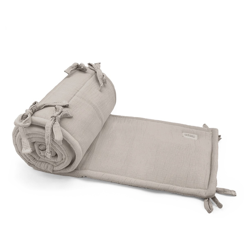 DOUX CRIB LINER LATTE POWDER