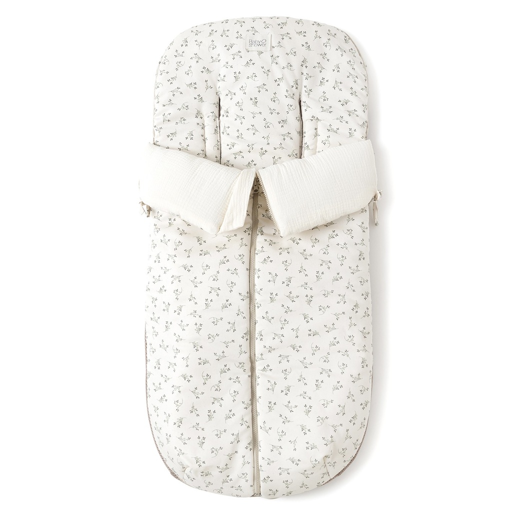 SACO CARRITO PASEO OLIVE BLOOM CANVAS