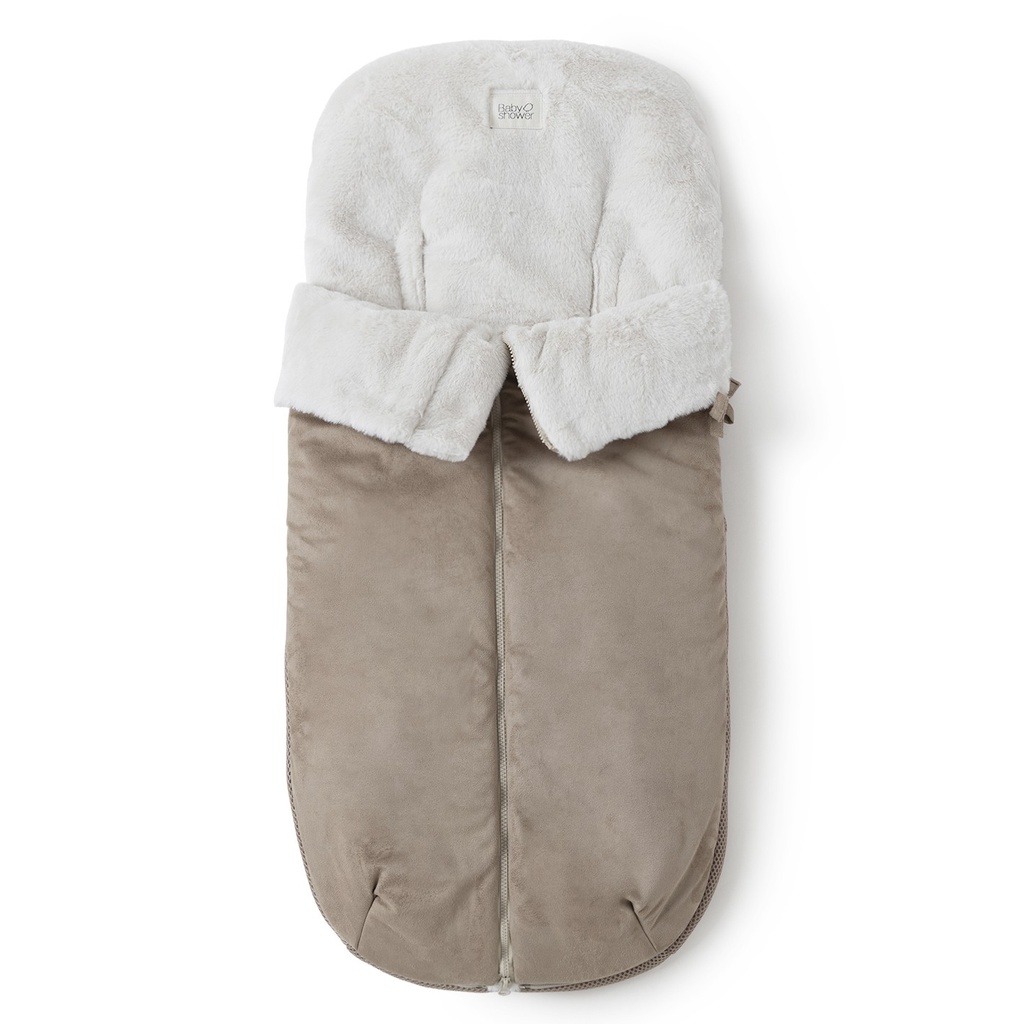 SACO CARRITO PASEO ESKIMO SUEDE ALMOND