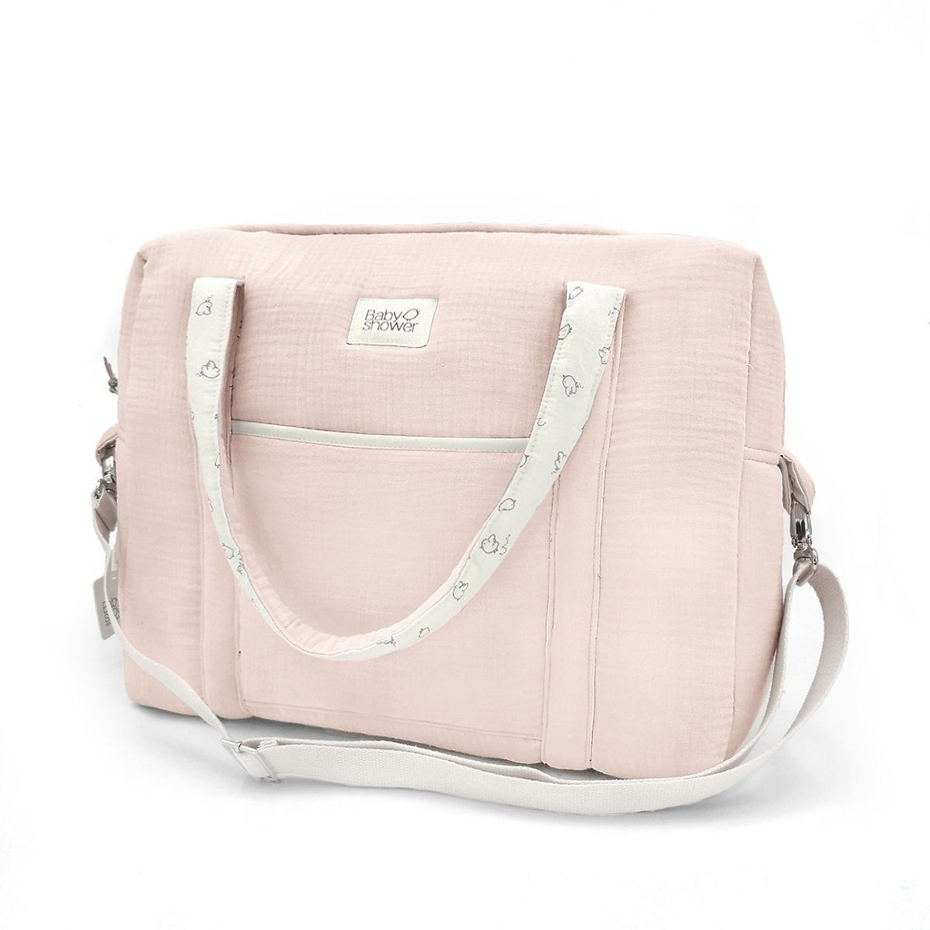 BOLSA MATERNIDAD CAMILA NUDE POWDER