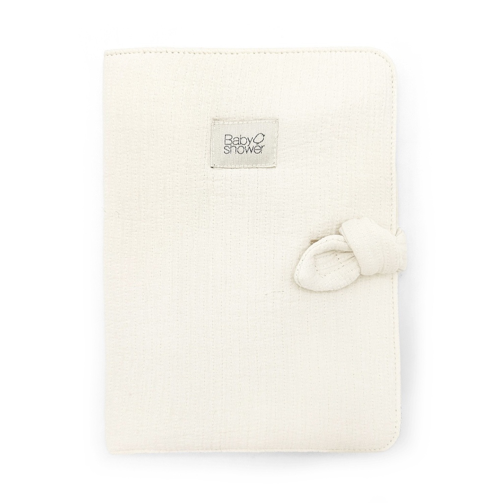 KNOT DOCUMENT FOLDER IVORY POWDER