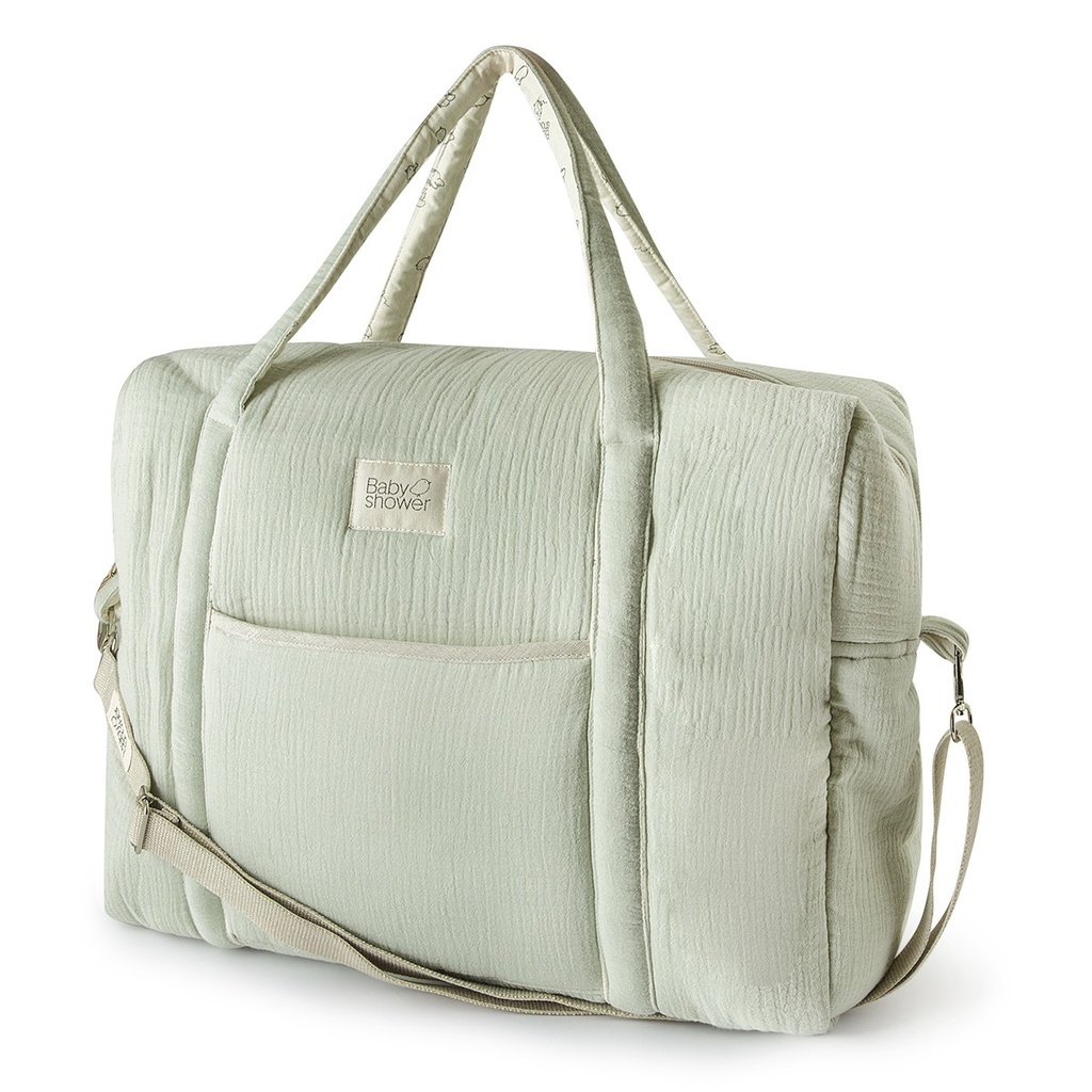 CAMILA MATERNITY BAG SAGE POWDER