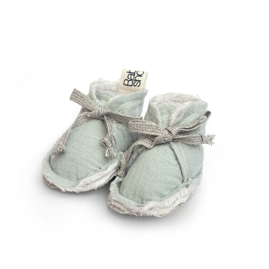 FLEECE BOOTIES SAGE POWDER