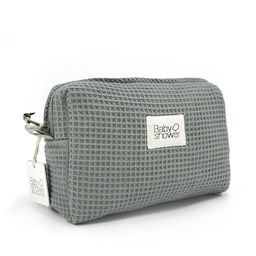 [NECEWGR] CAMILA TOILETRIES CASE WAFFLE GREY