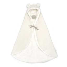 [MTEDIVO] COUVERTURE POLAIRE TEDDY IVORY POWDER